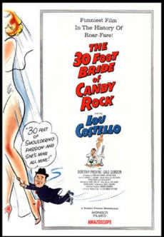 The 30 Foot Bride of candy rock Lou Costello Classic Comedy DVD